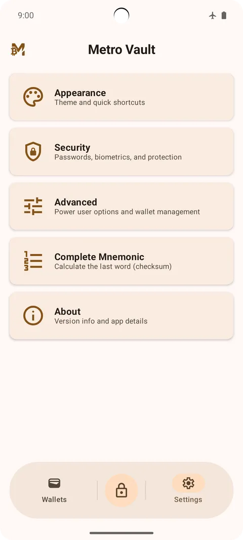 Appearance, security, and mnemonic tools